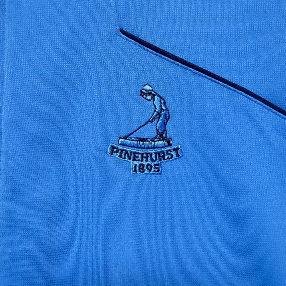 Putterboy Performance Pinehurst 1895 Mens Blue Full Zip Golf Vest‎ Large - Picture 3 of 9